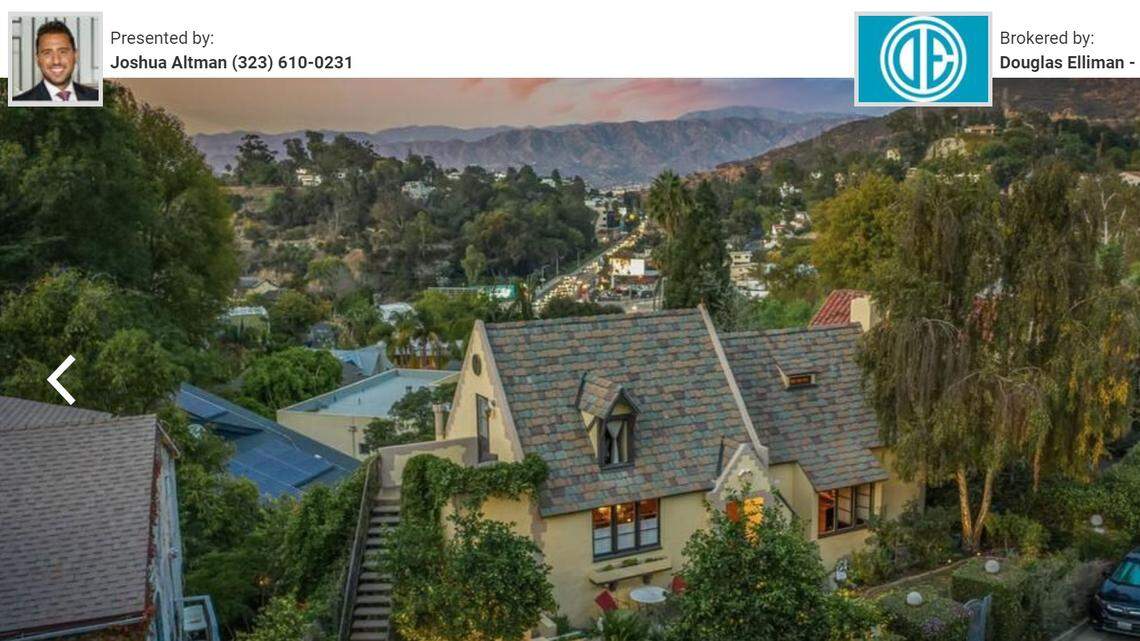 The home was designed by Roland E. Hill, who famously designed Sleeping Beauty’s castle at Disneyland.