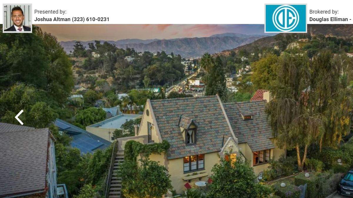 The home was designed by Roland E. Hill, who famously designed Sleeping Beauty’s castle at Disneyland.