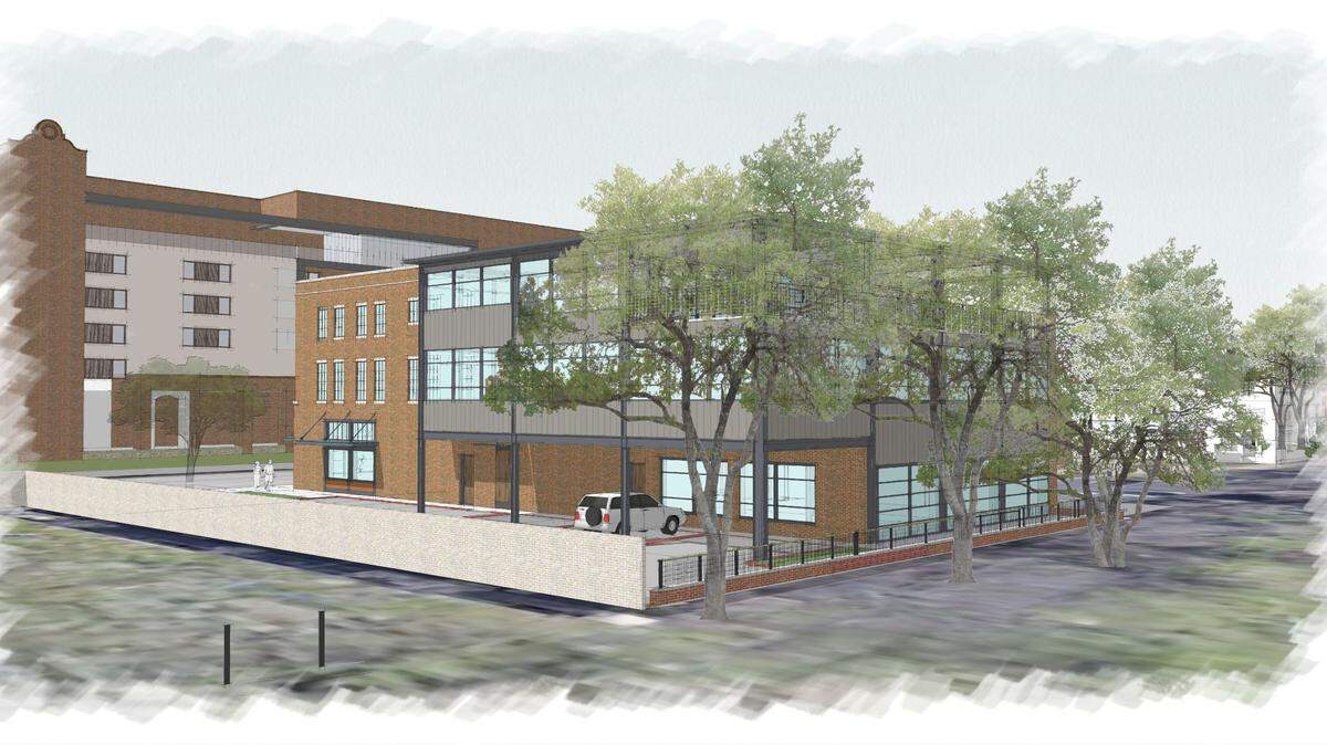A rendering of Old Gringo Boots’ new headquarters in Fort Worth.