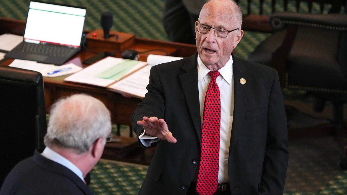 Texas Sen. Bob Hall, speaking to Sen. Paul Bettencourt in May, compared COVID treatments to Nazi experiments during a hearing last week.