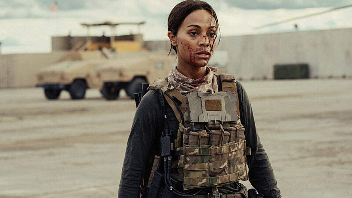 Zoe Saldana as Joe in “Lioness”, episode 2, season 2, streaming on Paramount+, 2024.