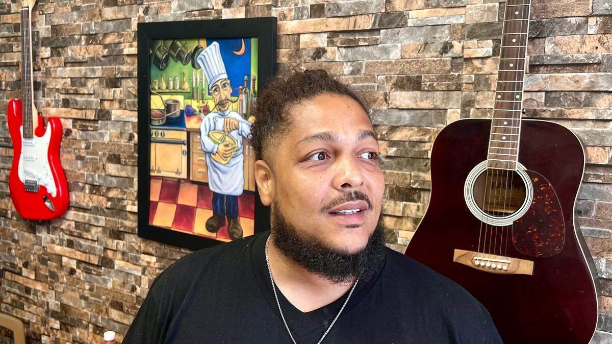 Drummer Sammy Fox runs the Singing Chef Cafe and leads a band by the same name.