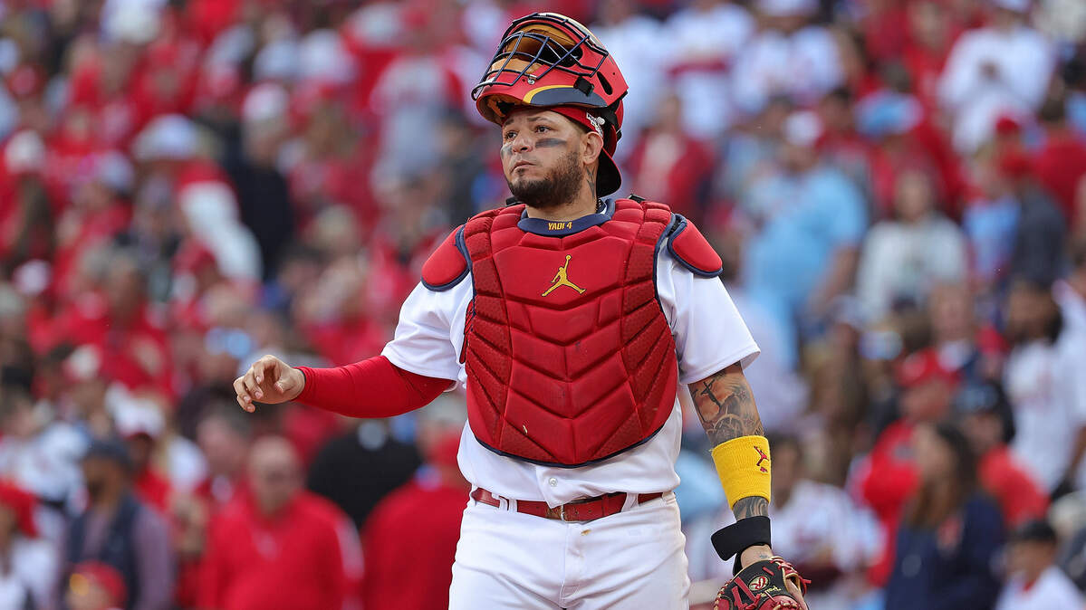 St. Louis Cardinals catcher Yadier Molina was a 10-time All-Star and nine-time Gold Glove winner in his 19-year MLB career.