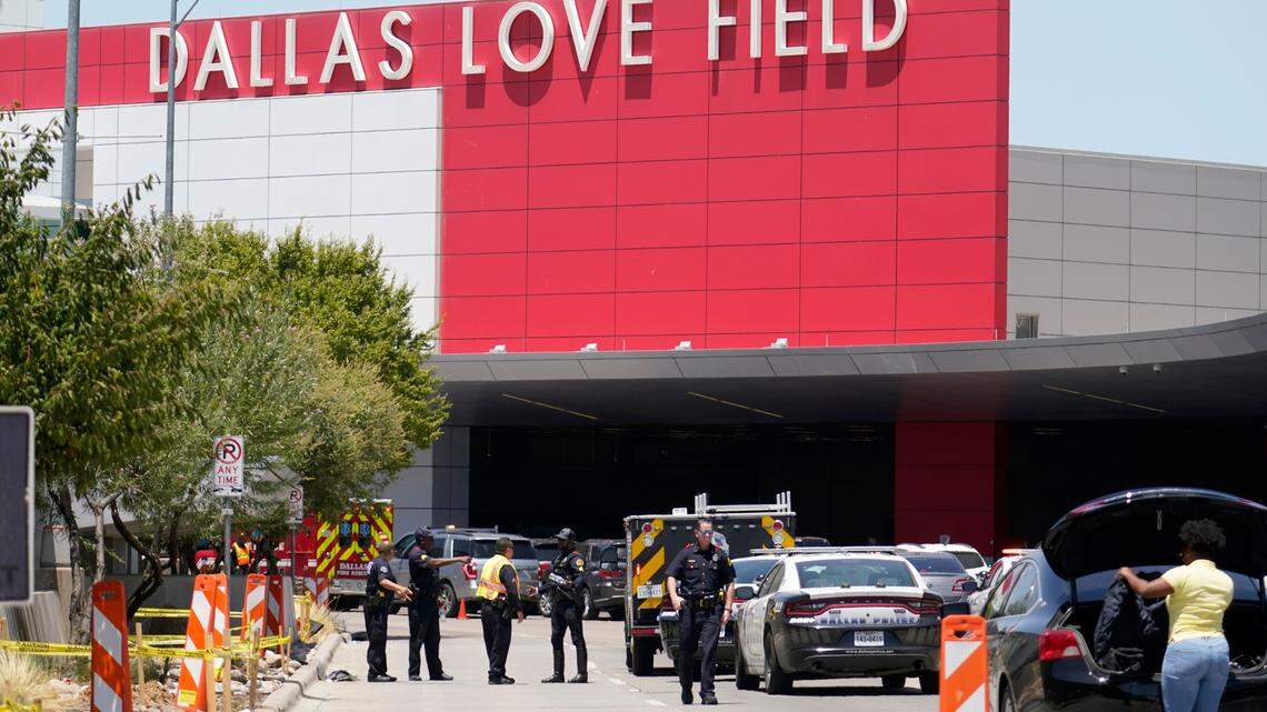Armed woman wounded by officer in Dallas Love Field airport shooting, police say