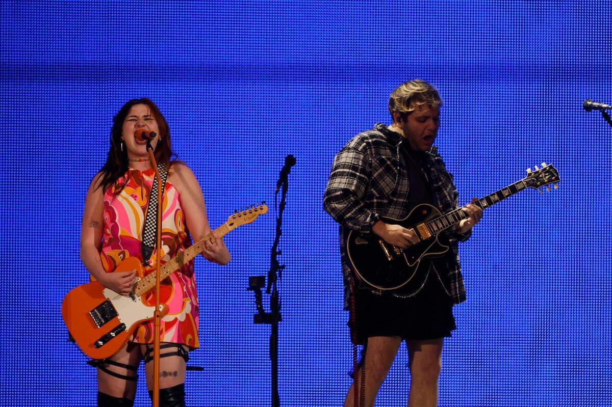 Taylor Swift performs The Man during her first sold-out concert of three nights at AT&T Stadium in Arlington on Friday, March 31, 2023.