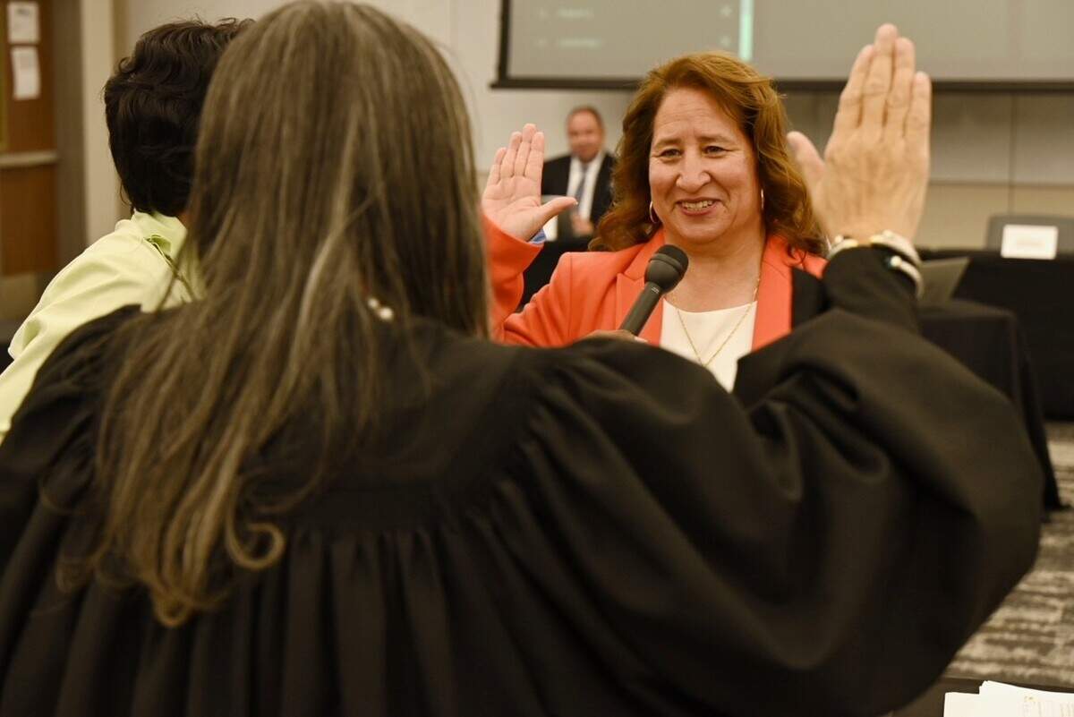 The Fort Worth school board swore in Camille Rodriguez as the District 1 trustee Tuesday during a special board meeting. She replaces Jacinto Ramos Jr., who announced his resignation in March.