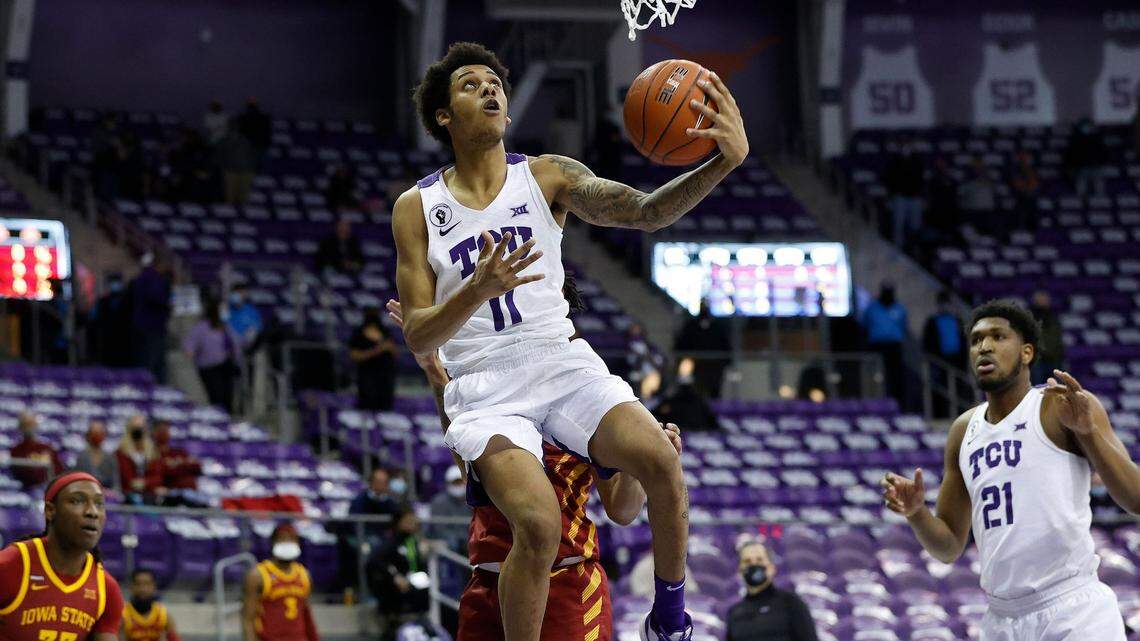 TCU’s Taryn Todd goes up for a basket against Iowa State on Tuesday night at Schollmaier Arena.