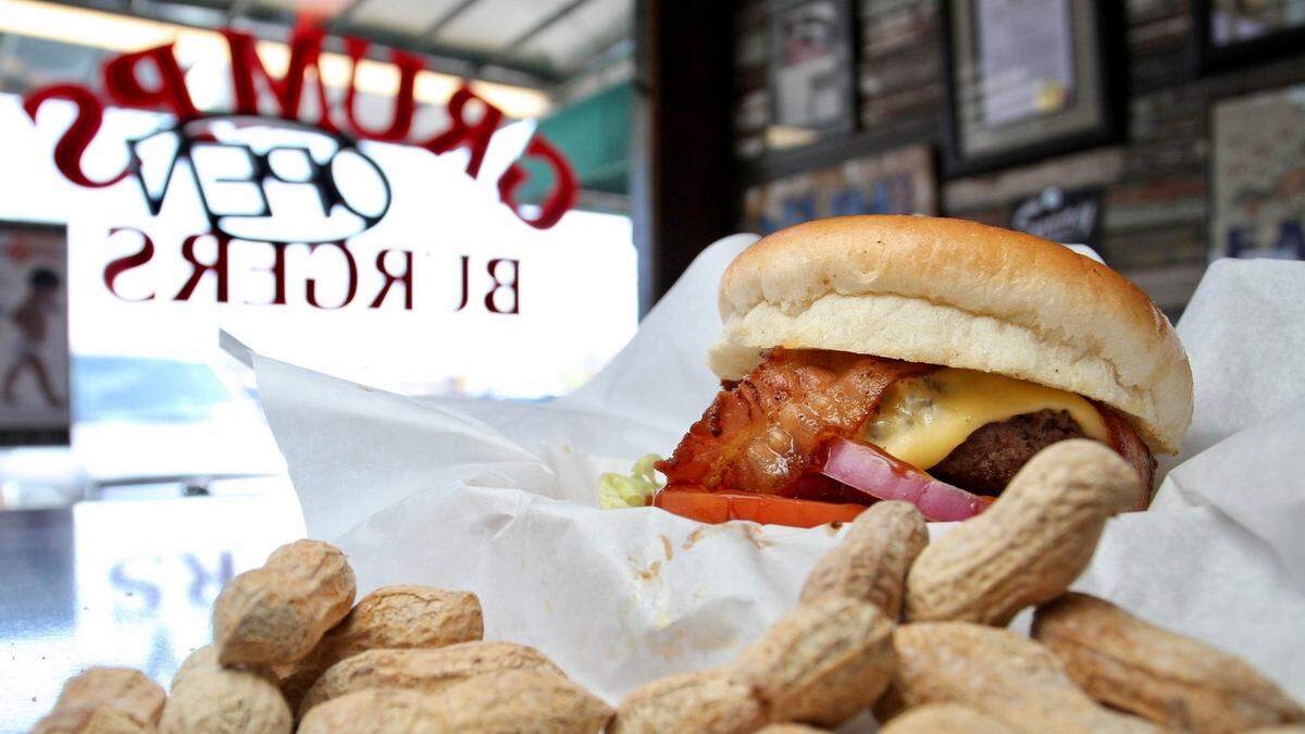 Grumps Burgers, known for half-pound burgers and peanuts, is open in River Oaks.