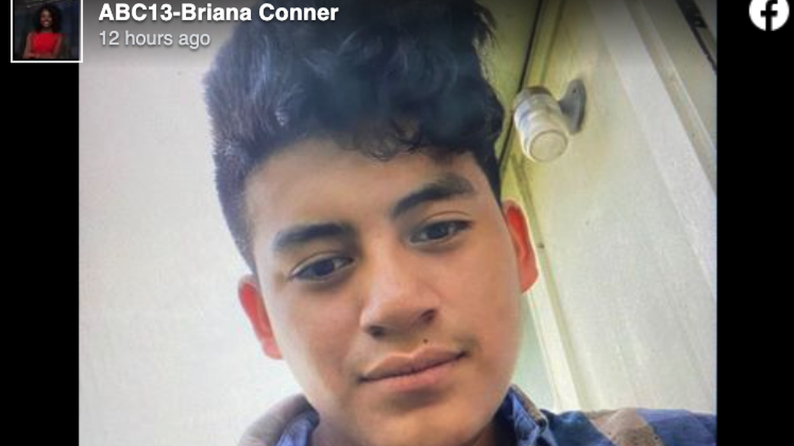 Edwin Mejia, 16, died after he fell into a creek while fishing, Texas officials say.