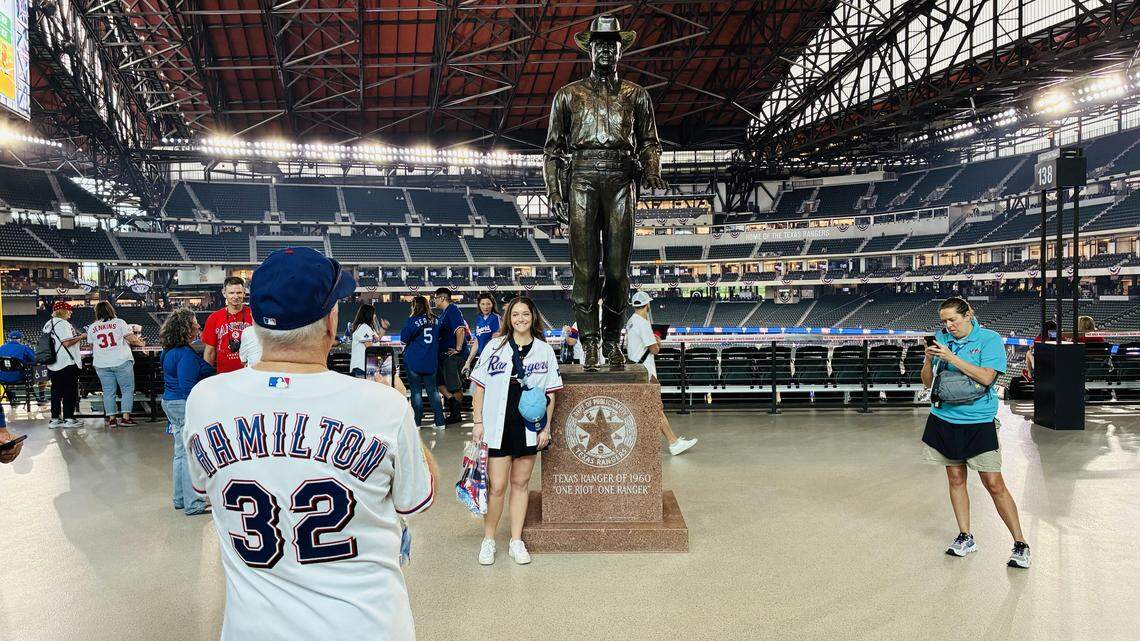 The Texas Ranger statue belongs at a museum — not at a Rangers game