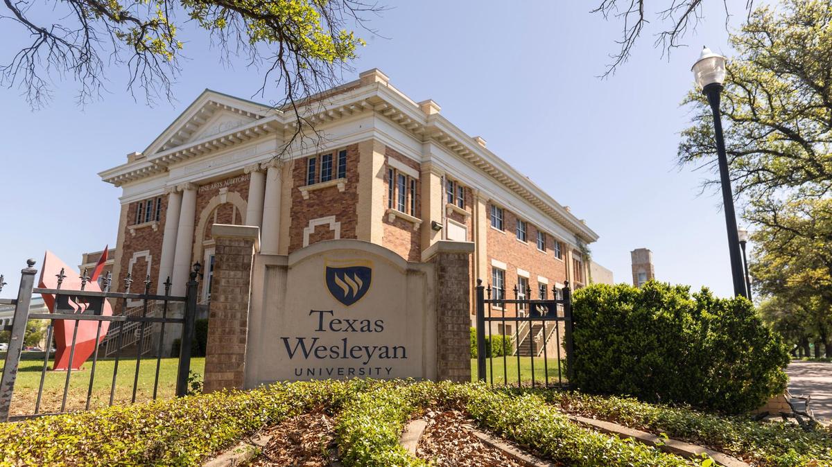 Texas Wesleyan University on April 8, 2025, in Fort Worth.