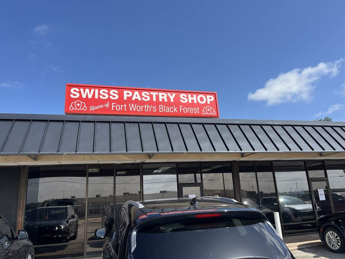 Swiss Pastry Shop is famous for their gluten-free Black Forest cake made with almond meringue and chocolate shavings at 3936 W. Vickery Blvd. in Fort Worth.