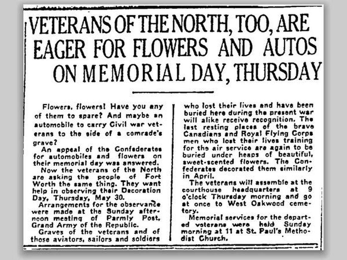Even in 1918, Memorial Day was considered a day for “veterans of the North”