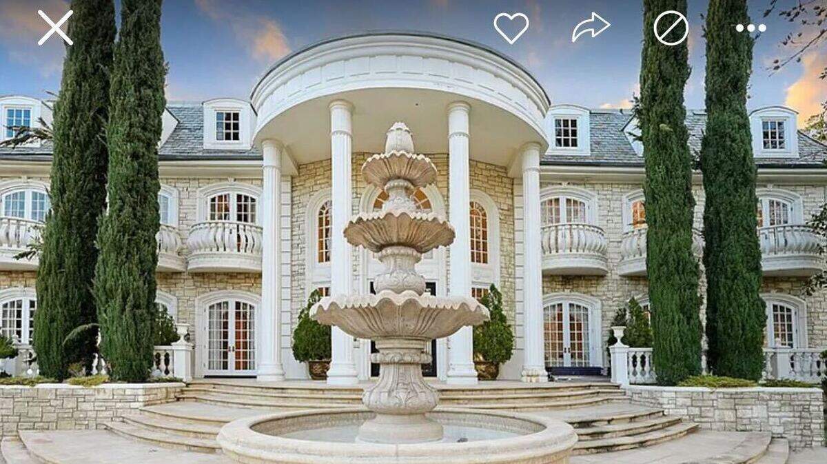 Exterior of the megamansion