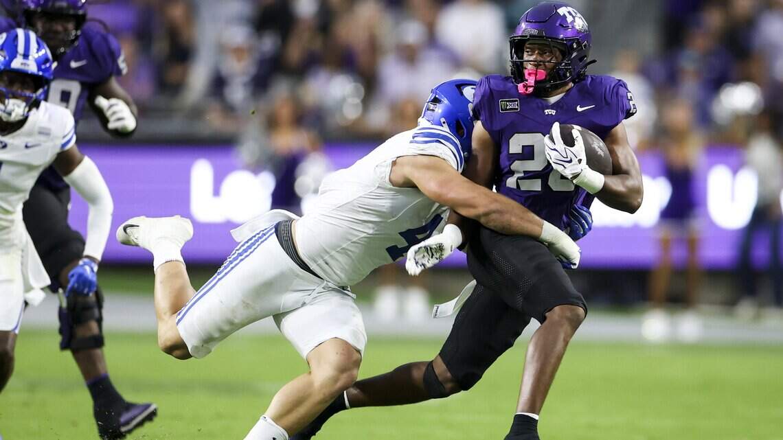 TCU’s leading rusher, key tight end are questionable for West Virginia game