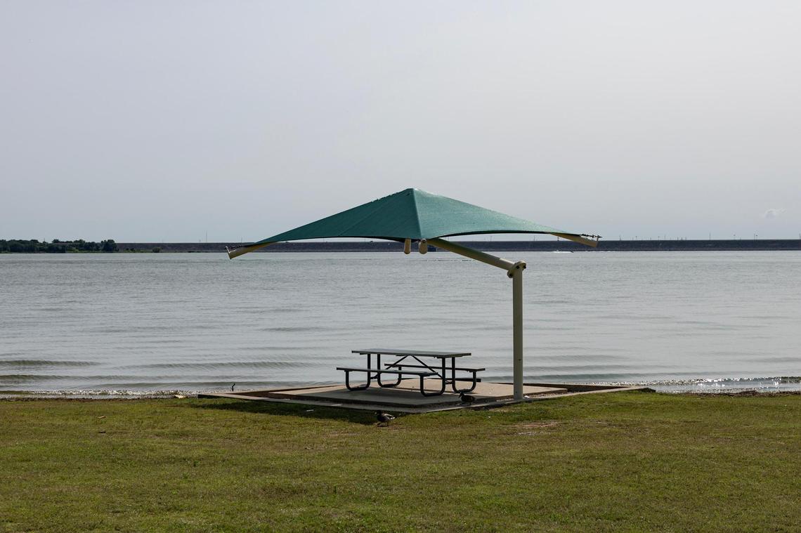 Due to recent rainy weather, the water levels are higher than normal at Grapevine Lake on May 31. Lake goers believe the lack of signage and cautionary measures such as buoys play a role in some water accidents.