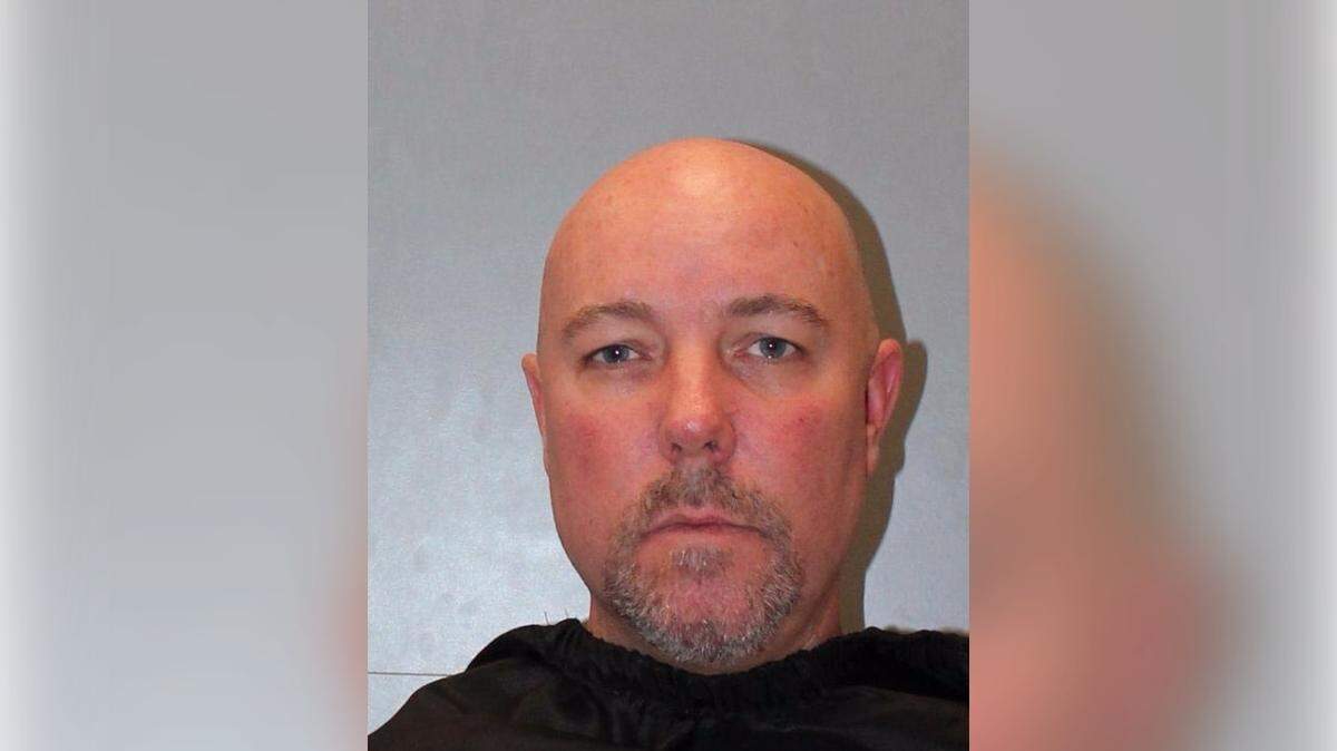 Mark Aderholt's mugshot following his arrest in South Carolina