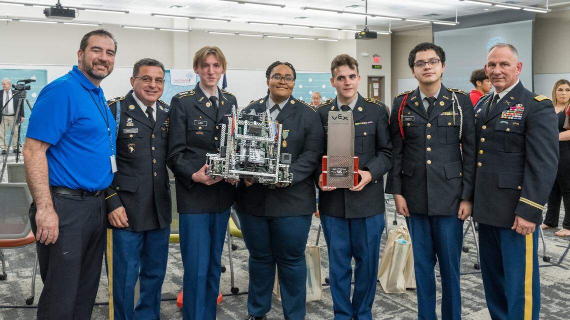 The Southwest High School’s JROTC VEX Robotics team were honored during a special board meeting Tuesday. The team won the National Skills Match Championship, the largest robotics competition, involving over 40 countries worldwide.
