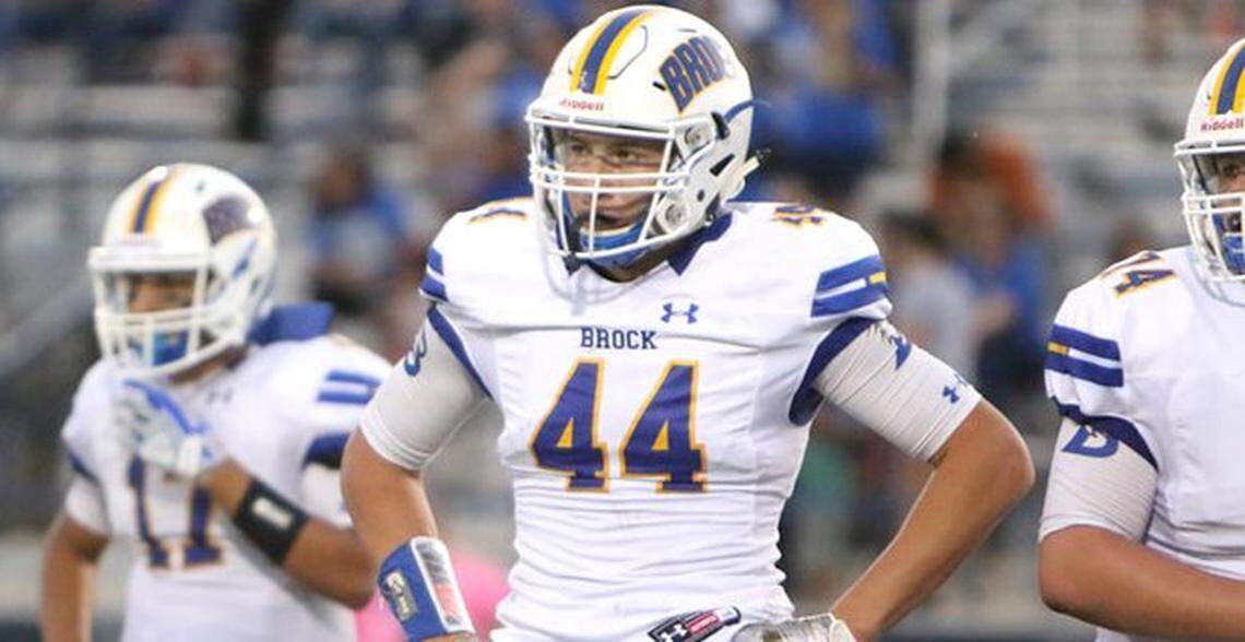 Brock tight end Baylor Cupp is rated as a five-star recruit, the No. 1 tight end in the country, No. 2 player in Texas, and No. 16 prospect in the country, according to 247Sports.com. He signed with Texas A&M.