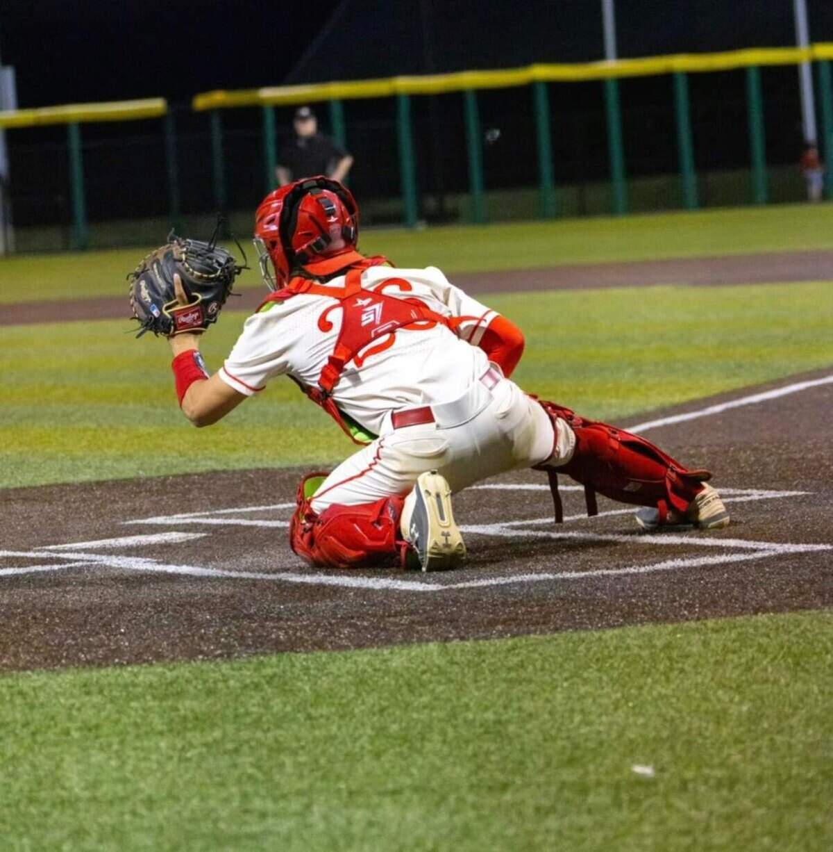 Burleson catcher Drue Saenz (Courtesy)