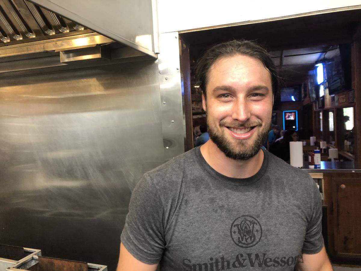 Pitmaster Brendan Lamb, recently of La Barbecue in Austin, is at Smiley’s.