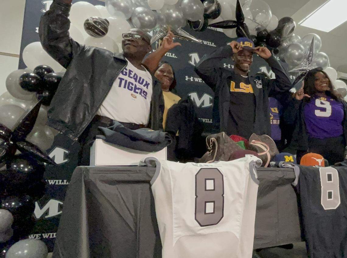 Arlington Martin’s Javien Toviano commits to LSU.