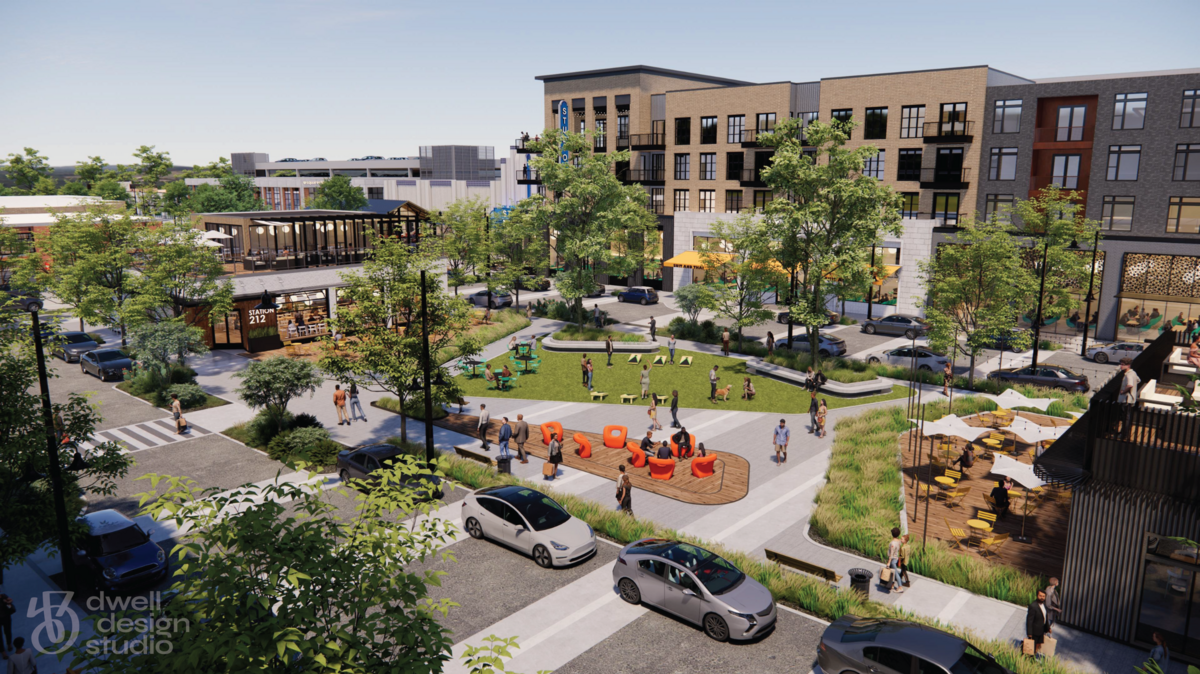 Trademark Property Company plans to redevelop Lincoln Square in Arlington, an aging 45-acre shopping center at Collins Street and Interstate 30, as a modern mixed-use “gateway to Arlington” called Anthem. It will have a “walkable and upscale mix of uses, including office, retail, hotel, entertainment and residential.”