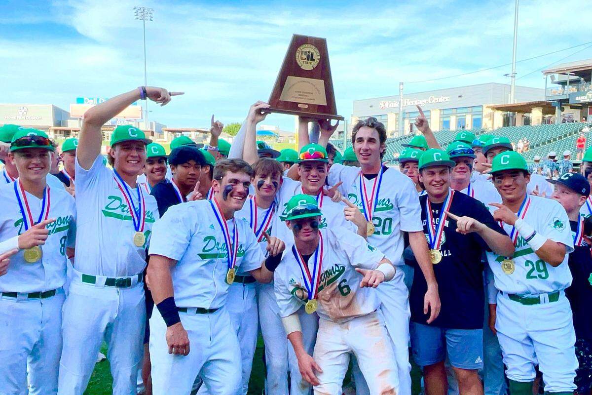 Southlake Carroll defeated San Antonio Reagan 8-5 in the Class 6A state baseball championship at Dell Diamond in Round Rock Saturday June 11, 2022.