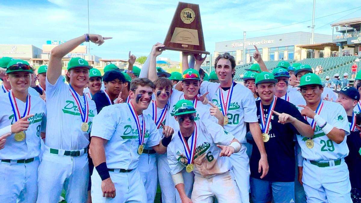 Southlake Carroll defeated San Antonio Reagan 8-5 in the Class 6A state baseball championship at Dell Diamond in Round Rock Saturday June 11, 2022.