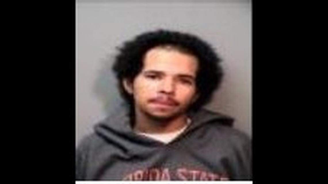 Neiman Battles, 26, is accused of getting into a gunfight with a security guard at the Electric Cowboy nightclub