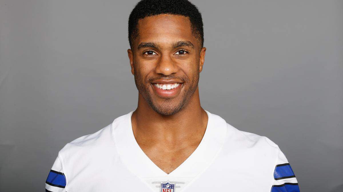 This is a 2019 photo of Byron Jones of the Dallas Cowboys NFL football team.  