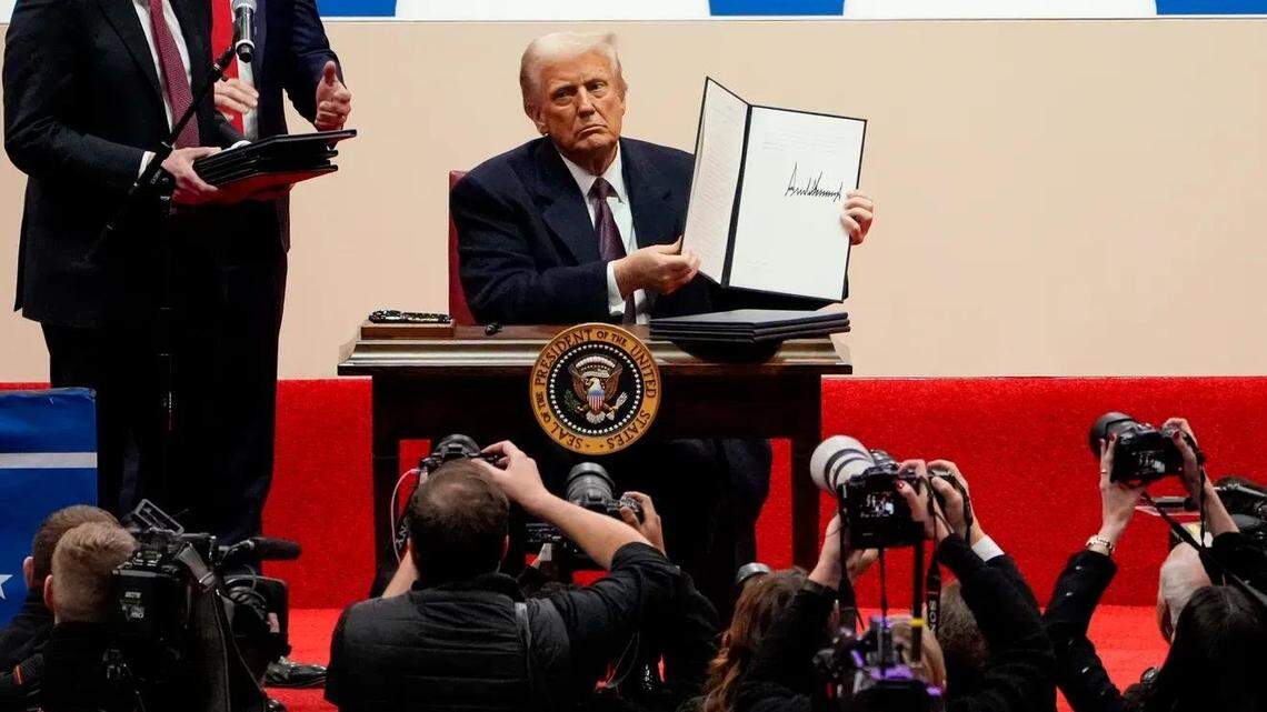 On Inauguration Day, President Donald Trump signs executive orders on immigration, gender identity and the federal workforce. The next day he authorized federal agents to conduct immigration arrests on school campuses.