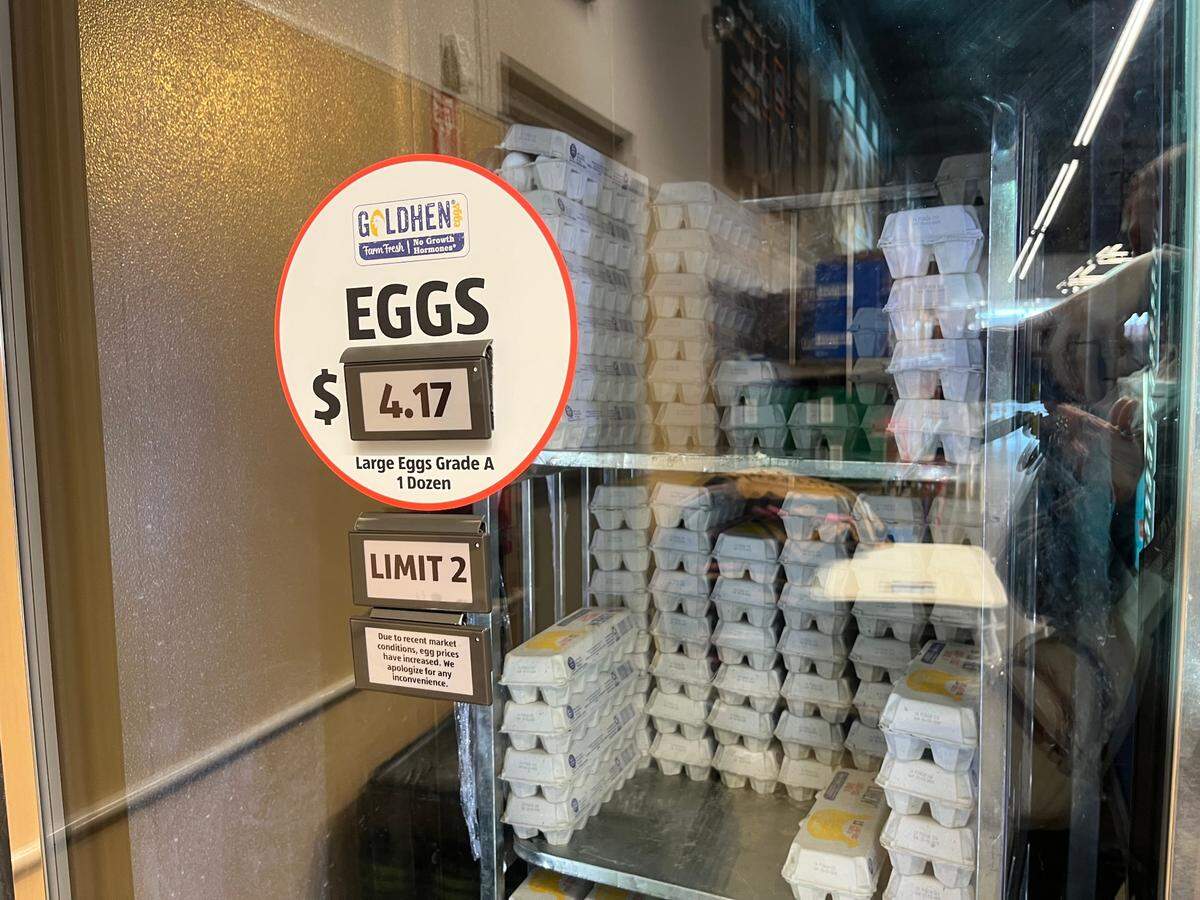 Aldi has set a two per person limit how many cartons each customer can purchase due to the shortage on eggs from the bird flu.