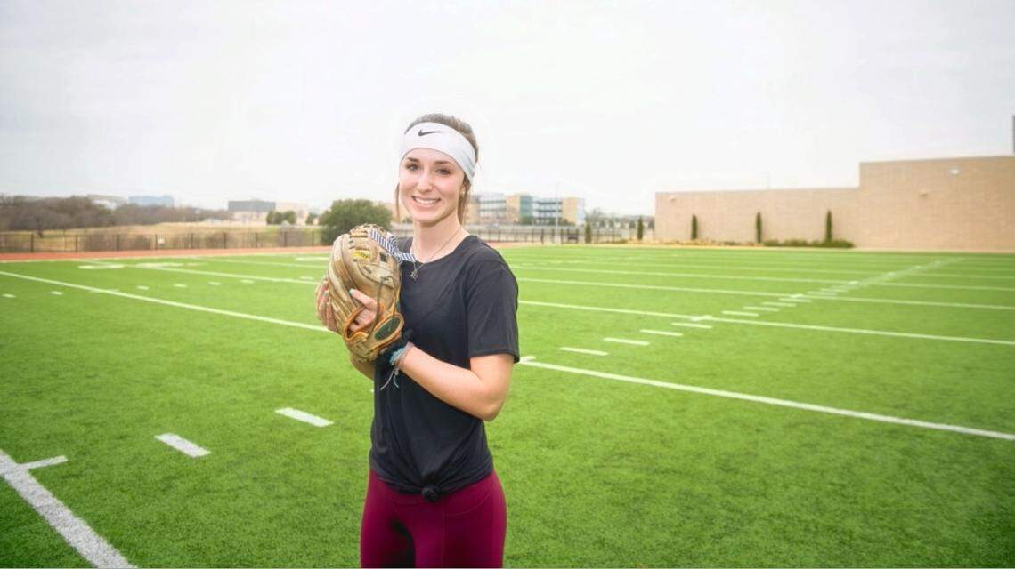 Wakeland junior Ashton Bryce during training with Children’s Health and EXOS.