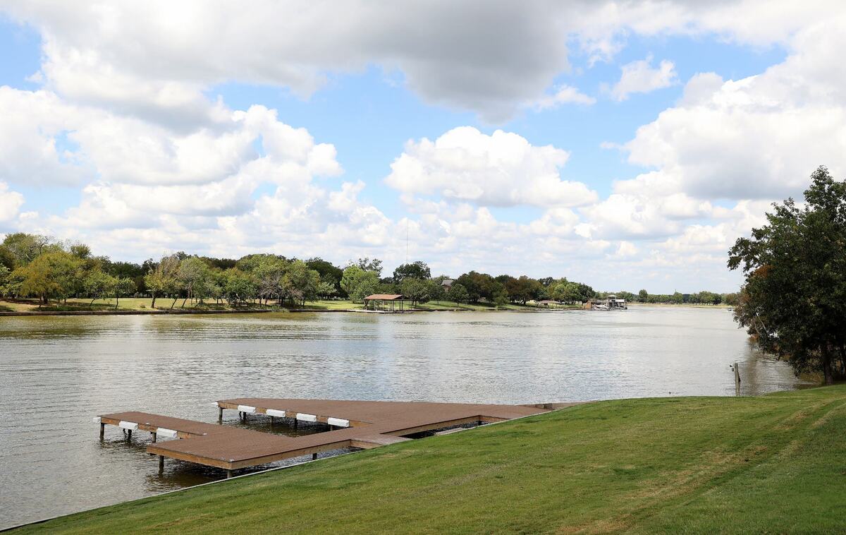 Future owner of the newly built $2 million home will have access to a private boat ramp on the Brazos River.