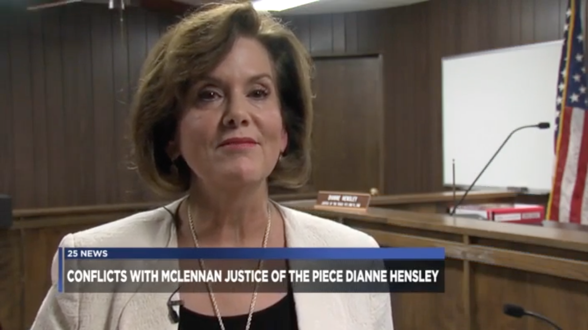 Dianne Hensley, a judge in Texas, is suing a state agency after she says she was “punished” for refusing to perform same-sex weddings.