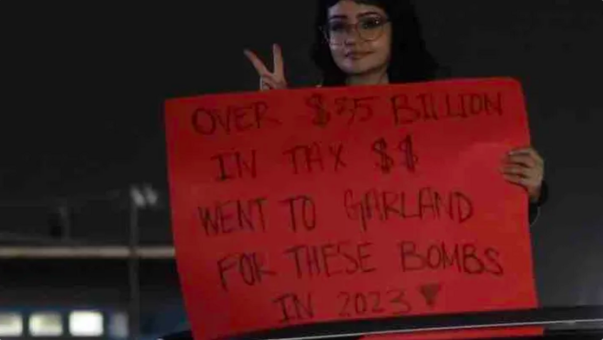 Julia Venzor faces a charge of criminal mischief with a hate-crime enhancement after she was accused of spray-painting “(Expletive) Israel” on a church in Euless, Texas.