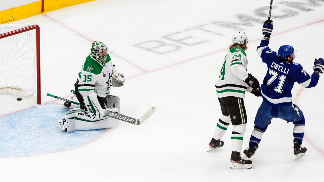 Dallas Stars can’t overcome wretched first period, Lightning evens Stanley Cup Final