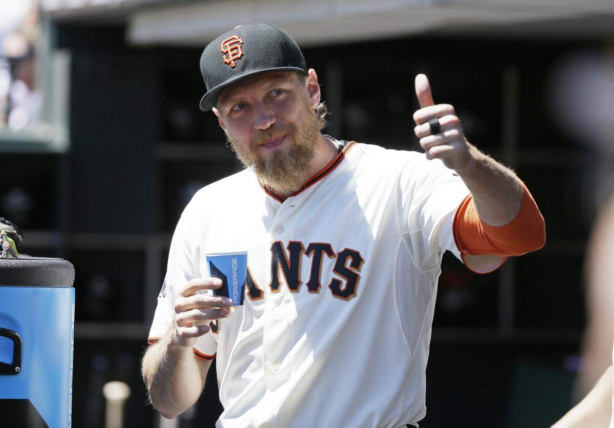 Hunter Pence is all grown up now. He is in Texas Rangers camp this spring after spending the past seven seasons with the San Francisco Giants.