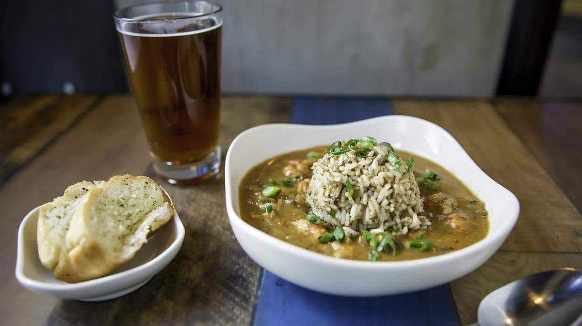 Crawfish etouffee at Tricky Fish, opening Aug. 13 at Waterside in southwest Fort Worth.