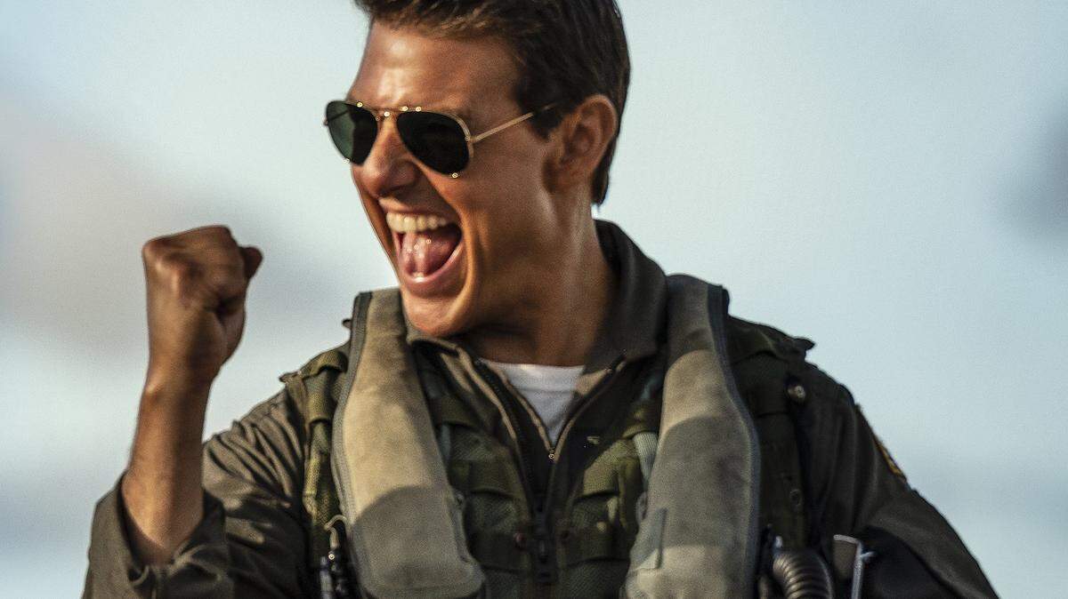 Tom Cruise as Capt. Pete “Maverick” Mitchell in “Top Gun: Maverick.” (Scott Garfield/Paramount Pictures/TNS)