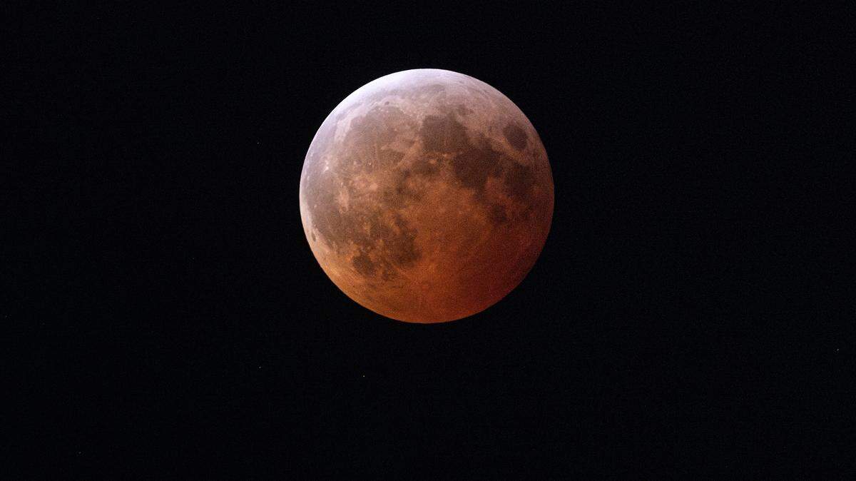 The Blood moon lunar eclipse from Friday, March, 14, 2025.