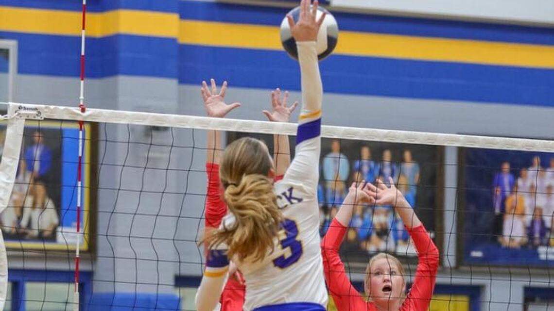 Brock senior outside hitter Alyssa Lackey