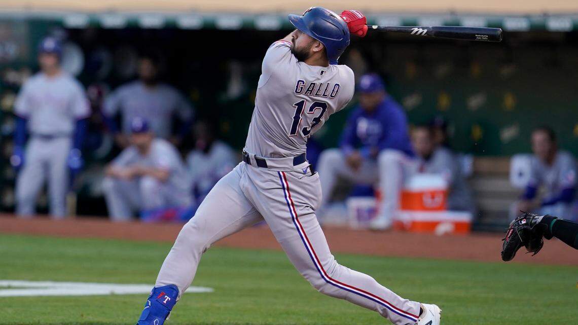 Texas Rangers two-time All-Star Joey Gallo, who has 24 home runs and 52 RBIs this season, has interest from at least six teams, according to a source, with the MLB trade deadline at 3 p.m. Friday.