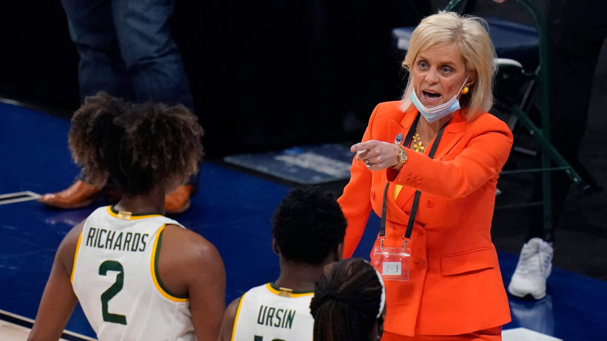 Baylor head coach Kim Mulkey announced she was leaving after 21 seasons as head coach of the Bears for LSU on Sunday.