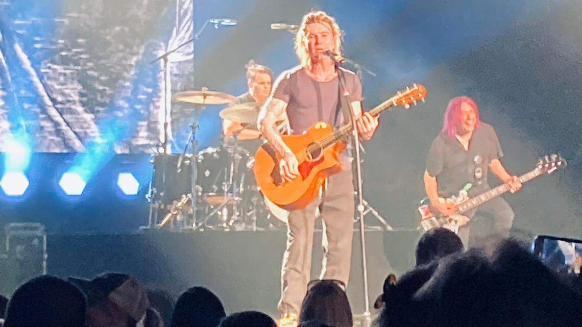 Johnny Rzeznik (center) and The Goo Goo Dolls played at the Toyota Music Factory on Wednesday, Aug. 31 in Irving.