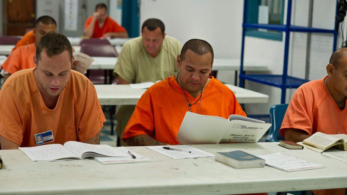 Pastor Chandler Fozard and the More Than Redemption Church are helping inmates such as these at Bradshaw State Jail in Henderson re-enter society by helping them find housing, jobs, counseling and more. The church recently received a large financial boost, along with giving a former inmate and member employment, from Fred Mesch, owner of Mesch Wealth Advisors.