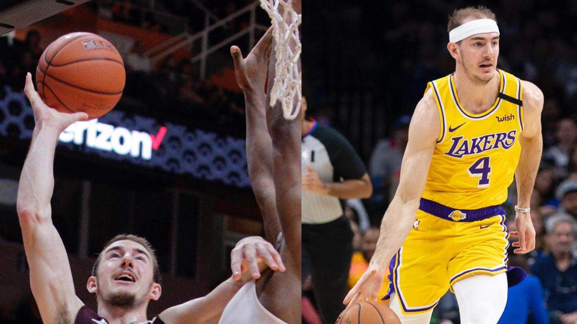 Former Texas A&M star Alex Caruso may have gone undrafted, but he’s now playing a key backup role for the Los Angeles Lakers who sit a win away from an NBA title.