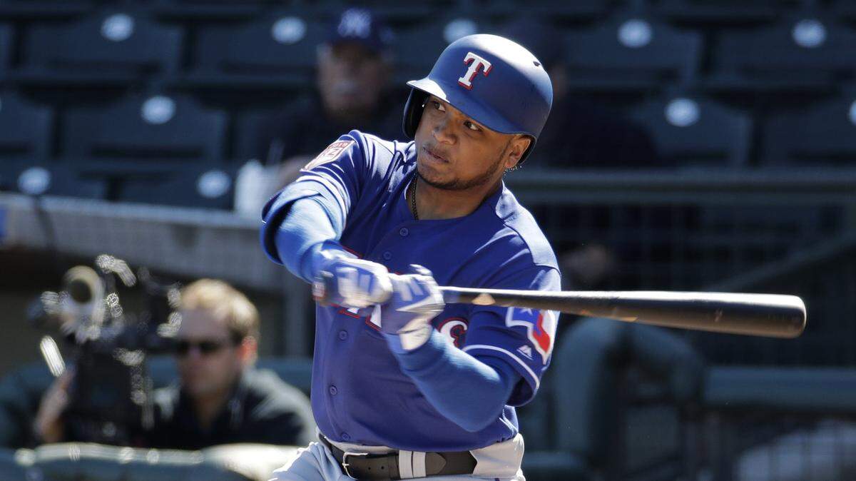 Willie Calhoun is batting only .216, but he and the Rangers are pleased with what he has done this spring. It still might not be enough for him to make the Opening Day roster.