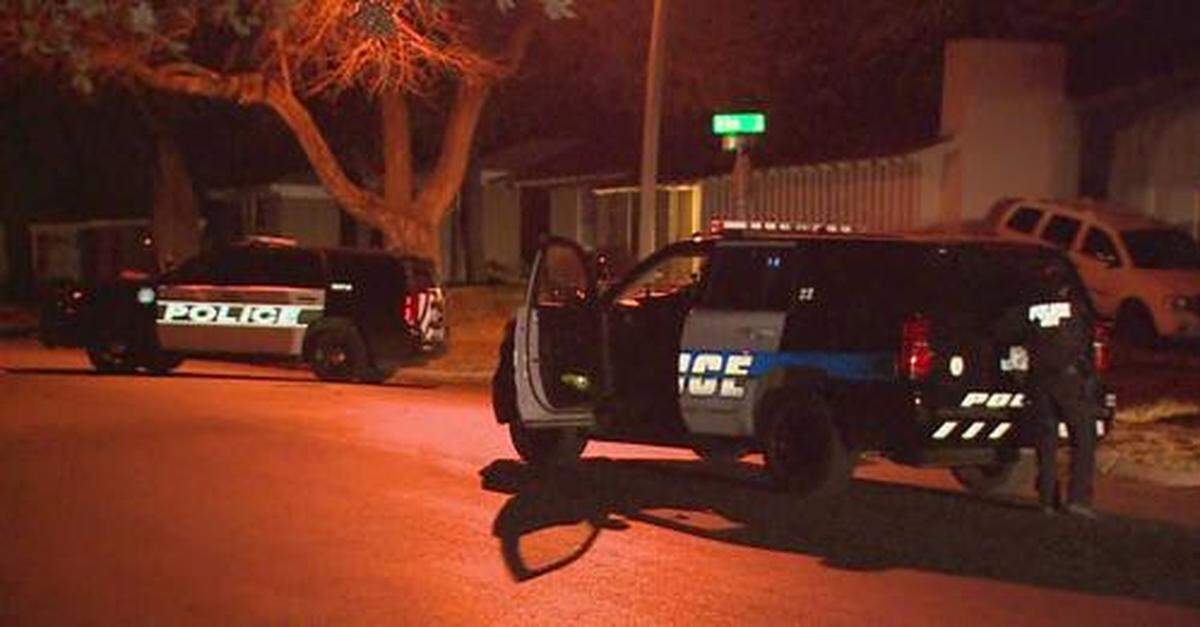 As a man in Hurst fired a gun on SWAT officers outside of his house on Tuesday, they returned fire and shot him dead, Hurst police said.